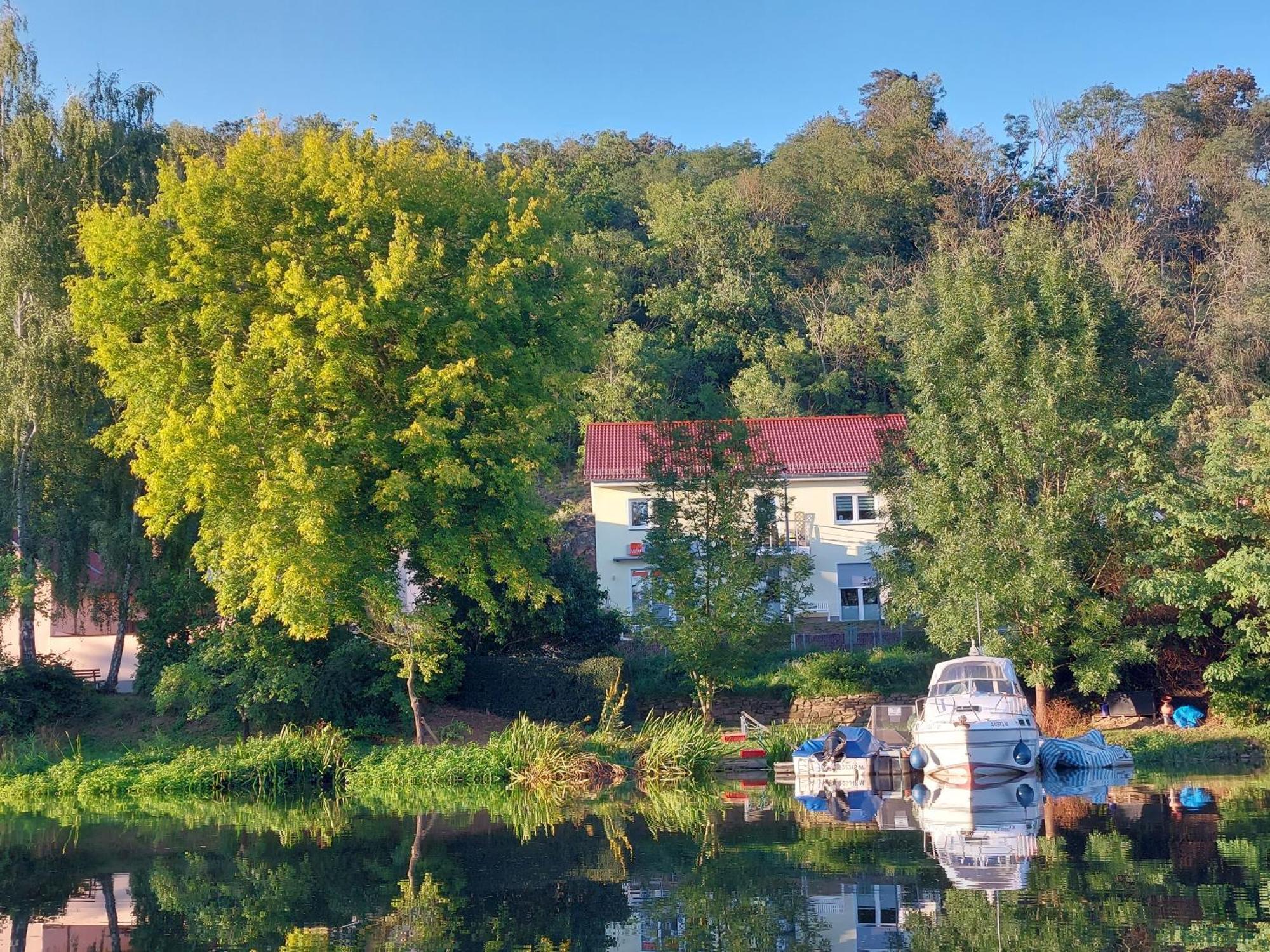 Ferienhaus Saaleblick Wettin Exterior foto